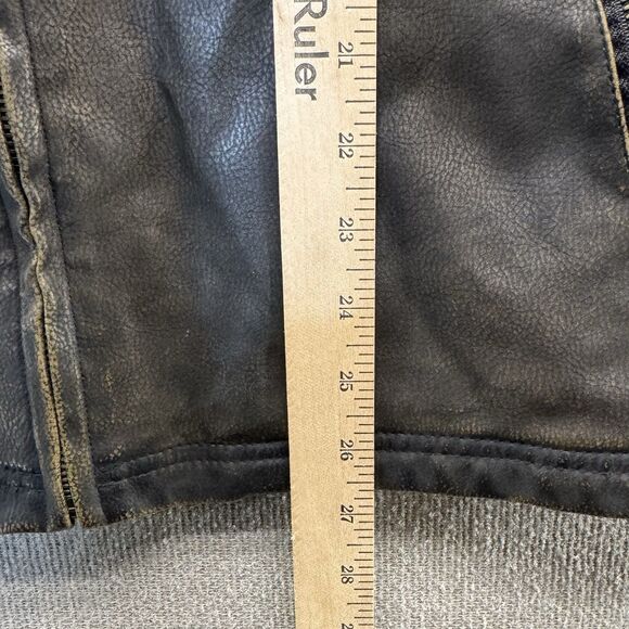 Vintage Arizona Jean Company Jacket Men's XL Motorcycle Biker - Picture 4 of 10